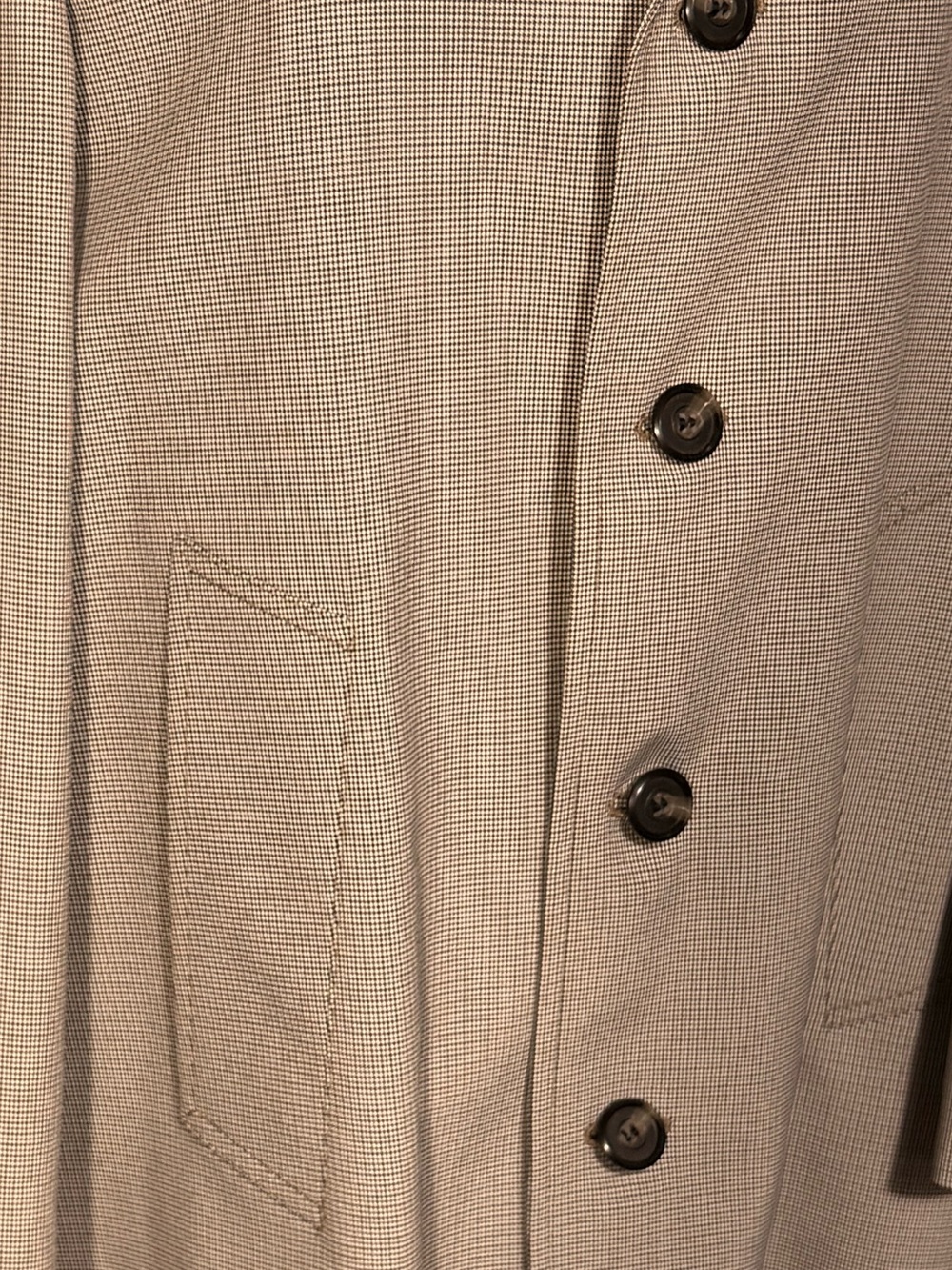 London Fog Beige Single-Breasted Raincoat / overcoat. Men- 38S, Women XLR - Picture 8 of 8